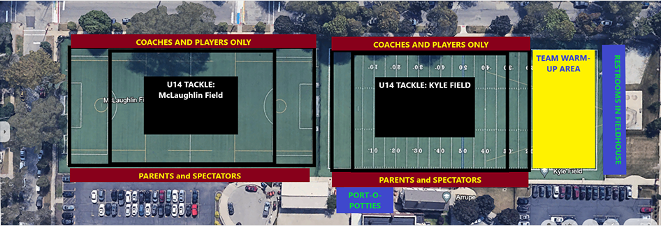 U14 Northern Field Map